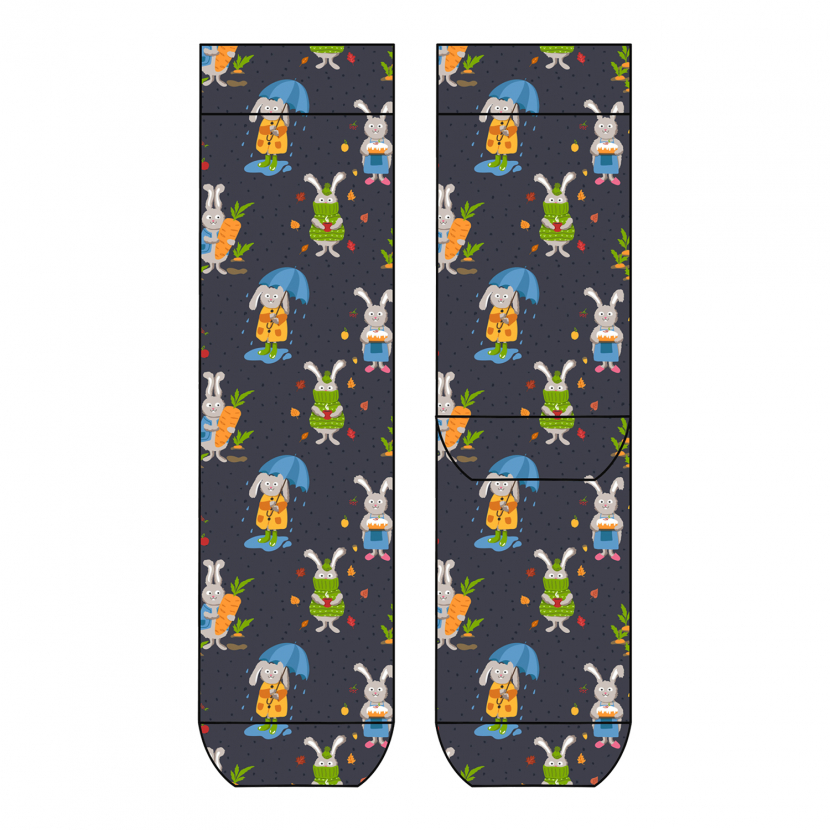 Cool 7 - Damen - Socken - Motiv - C0308